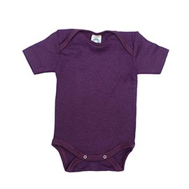 Cosilana short sleeve baby bodysuit, 70 % merino wool and 30 % silk - 74/80