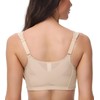Arm Ma Front Closure Bra for Women Wireless Plus Size