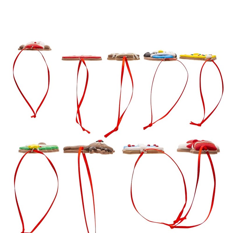 Kurt Adler Miniature 9-Piece Christmas Shapes Ornament Set