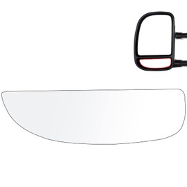 Aintier Mirror Glass Replacement Lens Fit For 1999-2016 For Ford For F-250 For F-350 F-450 For F-550 Super Duty 2000-2005 For Ford Excursion Lower Towing Mirror Glass for Driver Side 1 PC