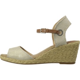 Lucky Brand Women's Kyndra, Natural/Platinum Metallic, 11 M US