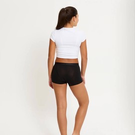 Modibodi Teen Hipster Boyshort - Moderate, Black / Y08-10