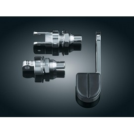 Kuryakyn 8079 Motorcycle Foot Control Component: ISO Stirrup Male Mount, Chrome