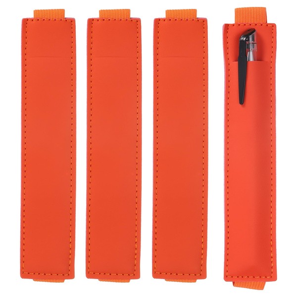 sourcing map 4 Pcs Adjustable Pen Loop Holder for Notebook,