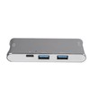 6 in 2 USB C Hub Aluminum Alloy Plug and