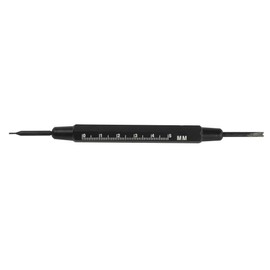 SE 6-Inch Professional Watch Spring Bar Tool with Measurement Scales - JT620