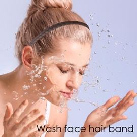 Unisex Hair Band 9Pcs Plastic Headband with Teeth Head Bands Combing Hairbands Wavy Outdoor Sports Headbands for Men's Hair Band Hoop Clips Women Accessories Non Slip Head Band Headwear,C and B