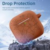 IMIVIO Floral Engraved Case for AirPods 4th Generation Case Cover