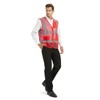 GOGO Reflective Safety Vest Accident Vest for Volunteers with Pockets