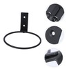Levemolo 3pcs Wall Mounted Flowerpot Stand Durable Metal Iron Ring