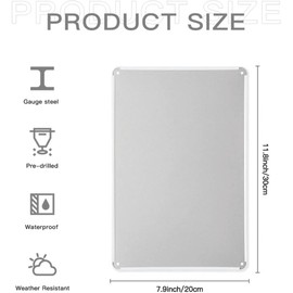 Zombie Shelter Tin Sign - Vintage Retro Warning Sign, 12" X 8" - Rustic Wall Decor For Home, Garage, Man Cave, Or Office - Gift For Zombie Fans And Survivalists.