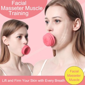 OURGLE Face Exerciser, Jaw Exerciser and Face Slimmer, Double Chin Reducer Face Lifting Exercise - Double Chin Breathing Exercise for Women and Men