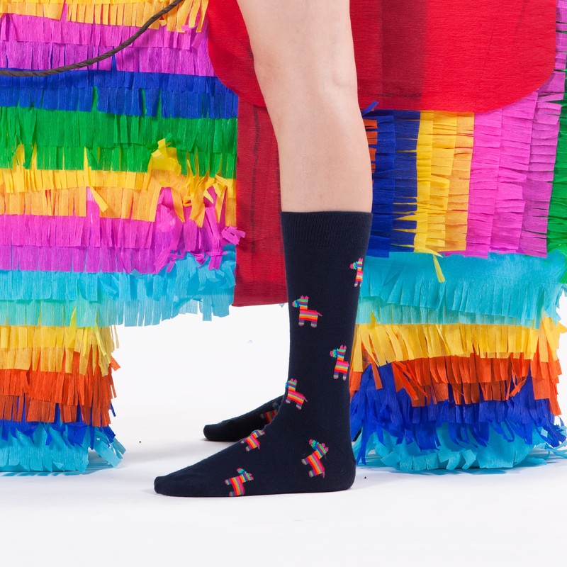 Skunk Socks Piñatas Calcetines de vestir, Hombres y Mujeres