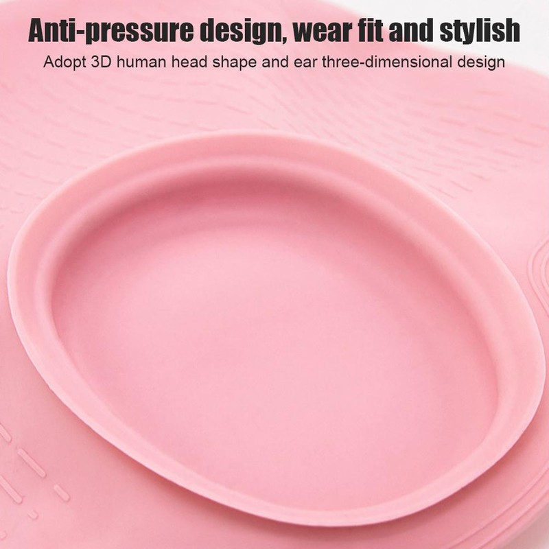 Silicone Swimming Hat with 3D Ear Protection Hat for Men