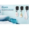 iRomic New Heavy Duty Vacuum Suction Cup Hook Organizer for