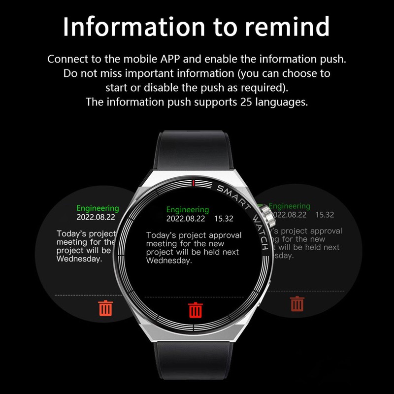 ST5 MAX 1.45'' Smartwatch Intelligent IP67Watch with BT5.0 Waterproof Fitness