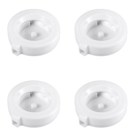 4pcs Water Dispenser Replacement Filters, Premium Triple Filtration System Gravity Pet Water Fountain Filter Replacement Filters for Automatic Dog Cat Waterer for 3L 3.6L 4.6L 5L 6L 8L(White)