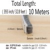 Weather Stripping Brush for Sliding Windows/Doors Frame Side,Pile Self Adhesive