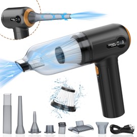 Handstaubsauger, 15000 Pa Leistungsstarker Handstaubsauger Akku, 4 In 1 Leichtes Staubgebläse & Staubsauger, Led Display, USB Wiederaufladbarer Mini Staubsauger Für Auto, Haus & Tierhaar Reinigung