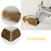 Tiazza 8Pcs Right Angle Brass Box Corner Protector Corner Braces