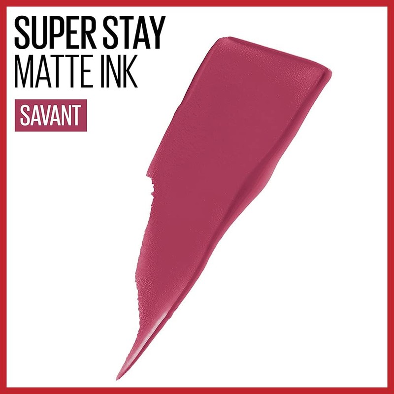 Labial líquido matte SuperStay de Maybelline – 16 h sin
