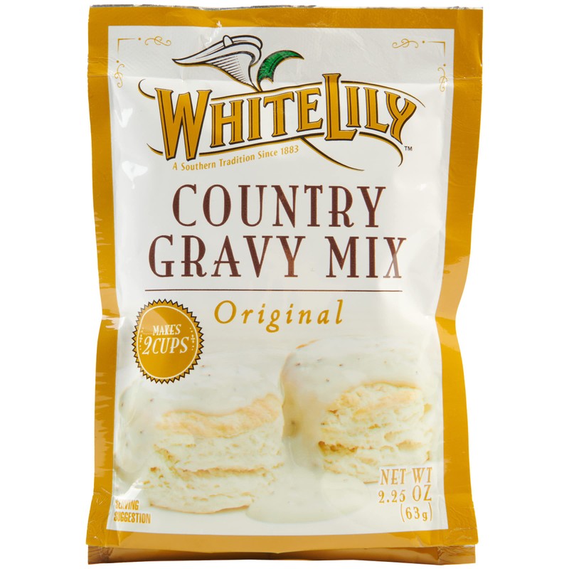 White Lily Original Country Gravy Mix, 2.25 oz (Pack of