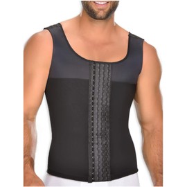 M&D 0060 Body Shaper Compression Shirt for Men | Faja Camisilla de Hombres Black