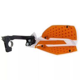 Acerbis X-Ultimate Handguards White/Orange Motorcycle Dirt Bike Enduro