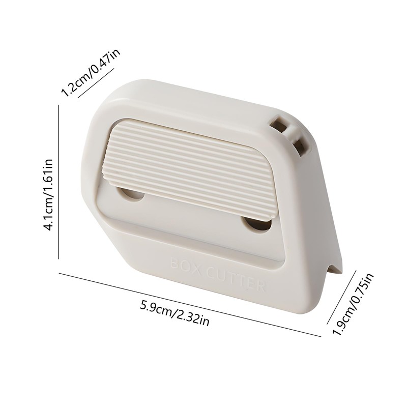 2Pack Creative Magnetic Box Cutter –Cardboard Cutting Tool, Retractable Envelope