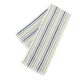 Uchino Towel Gallery Uchino Towel Stretch Color Stripe Hair Towel, Approx. 13.0 x 33.5 inches (33 x 85 cm), Blue