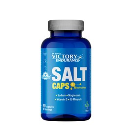 VICTORY ENDURANCE Salt Caps; 90 Capsules with an Extra Supply of Vitamins D and B1 with Sodium, Potassium, Chlorine, Calcium, Iron, Magnesium, Iodine, Copper, Manganese, Selenium