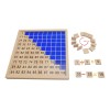 Juego Educativo Madera Montessori 1-100 Números Con Bolsa