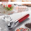 KitchenAid Classic Ice Cream Scoop, 8.6 inches, Empire Red