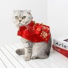 Chinese New Year Cat Costume,Pet Clothes New Year Clothes Cloak