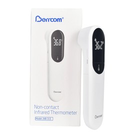 Berrcom Berrcom Fieberthermometer Kontaktlos Infrarot Stirnthermometer mit Neue Dual-Sonden-Technologie Fieberthermometer für Kinder und Erwachsene mit Sofort Ablesung, Sanfter Vibrationsalarm