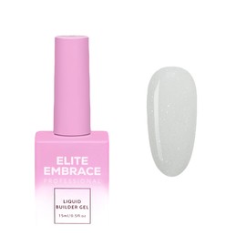 Liquid Builder Gel In A Bottle For Quick Nail Extensions, Repair And Straightening Natural Nails, Premium Quality, Glitter 05, 15ml