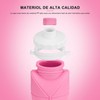 Botella de Agua Plegable con Válvula a Prueba de Fugas,