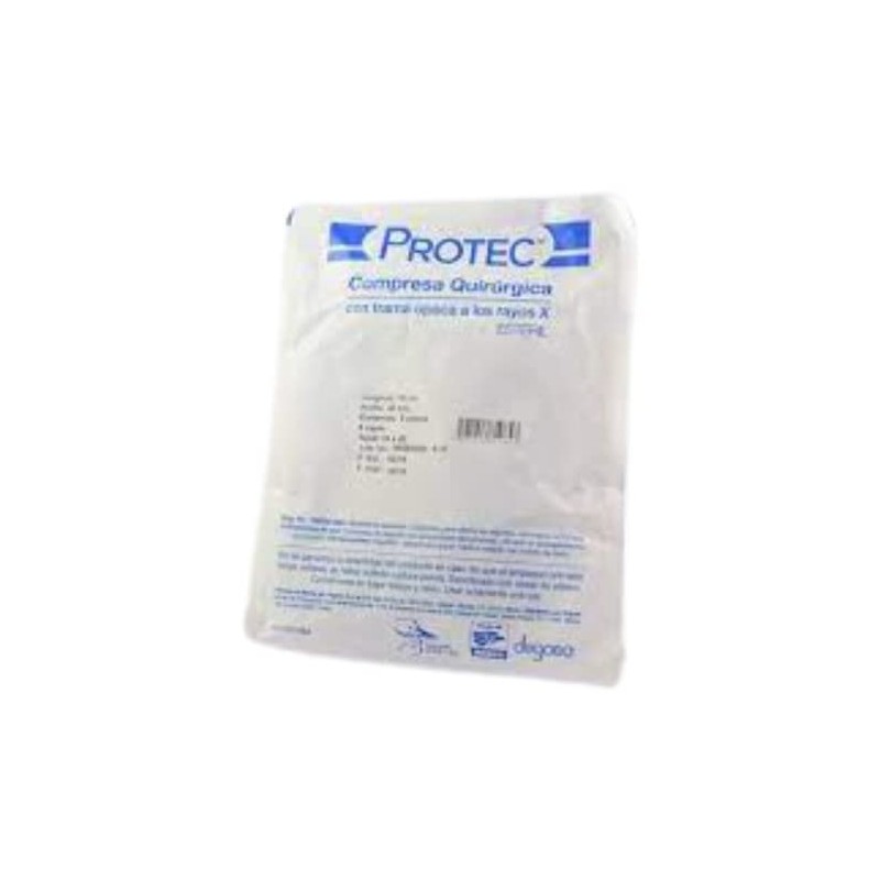 Generic Compresa quirúrgica para vientre esteril 24x20 protec c/5 pz,