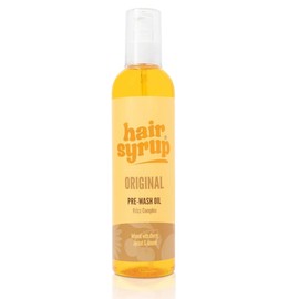 Hair Syrup | The Original Pre-Wash Hair Oil | Infused with Cherry, Apricot & Almond | For Knotty, Tangled or Dull Hair Needing A Shine | Vegan | 100% Natural | 300ml Pump Bottle Applicator