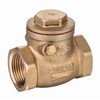 (1Pc) EZ-Fluid 1/2" IPS Female Threaded Brass Swing Check Valve,Horizontal