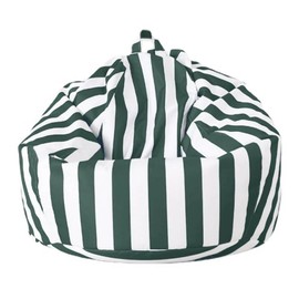 Floating Bean Bag for Pool Outdoor Bean Bag Pouf Cover Without Filler Waterproof Puff Salon Beach Garden Beanbag Chair Corner Seat Puf Sac(Dark Green,D100cm-cover-adults)