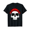 Cool skull with hat, red cap T-Shirt