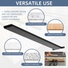 Hidden Island Countertop Support Bracket, Solid Heavy Duty Floating Shelf