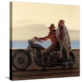 ART.COM Stretched Canvas Print Coastal Ride by Brent Lynch, 24" x 24"