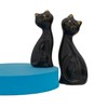 Wisifayardin 2pcs Black Cat Figurines and Statues for Home Decor