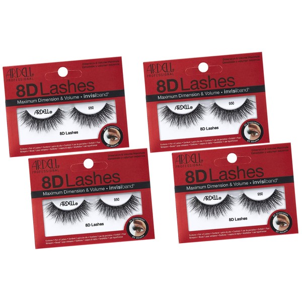 Ardell Strip Lashes 8D Lashes 950, 4-Pack