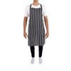 Alanna Jones Striped Unisex Adjustable Apron with Pockets - Cotton