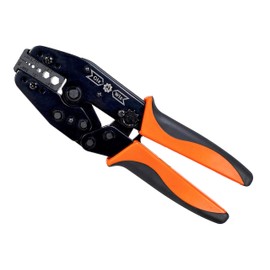 GIZWIZ RF Coax Ratchet Crimp Tool RG58 RG59 RG62 RG174 Fiber Optic .043" .068" .100" .137" .213" .255" G-H3G