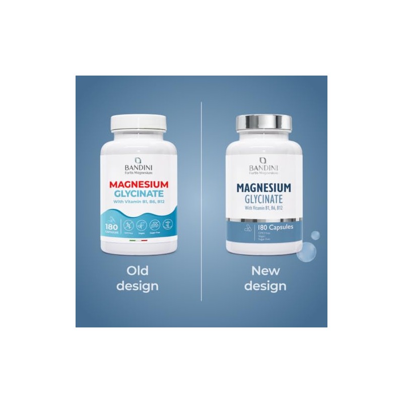 Bandini® Magnesium Glycinate | 350 mg Magnesium Bisglycinate per Serving