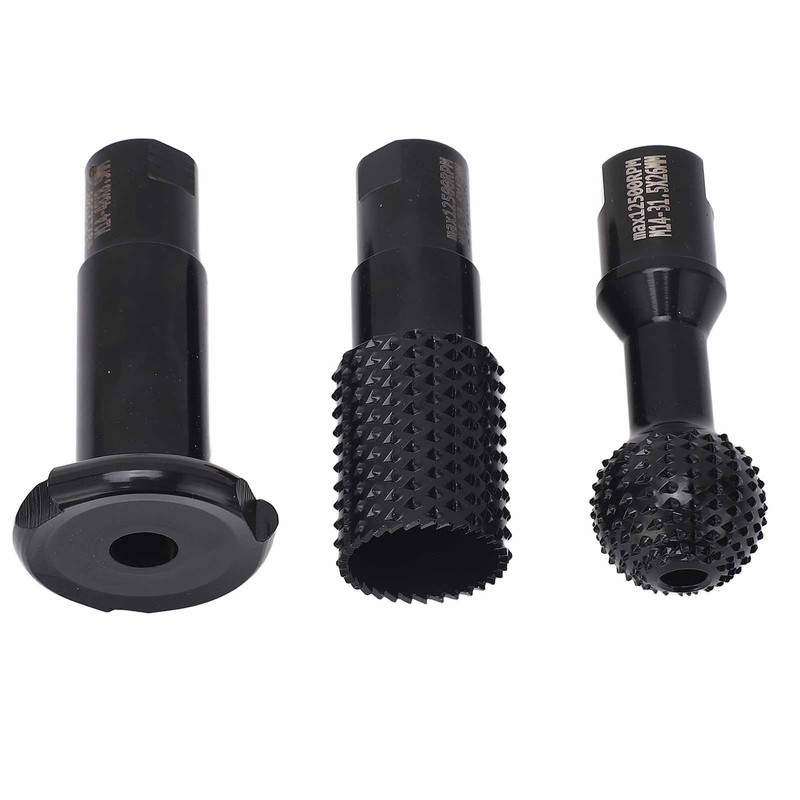 3Pcs Rotary Burr Set M14 Rotary File Wood Carving Burrs